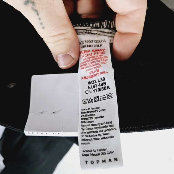 TOPMAN | Spray On stretch lightweight jeans - Picture 7 of 7